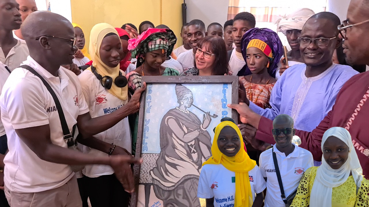Lycée de Richard toll : visite de l’ambassadrice des royaumes Unis aux Sénégal.