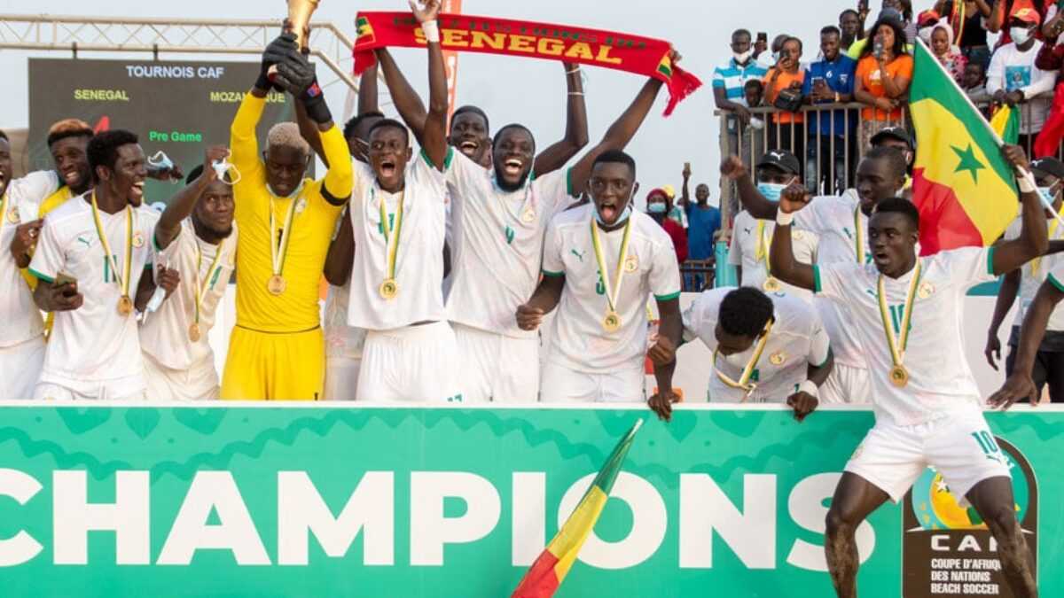 Beach Soccer:L arrivée des Champions d’Afrique au Sénégal.