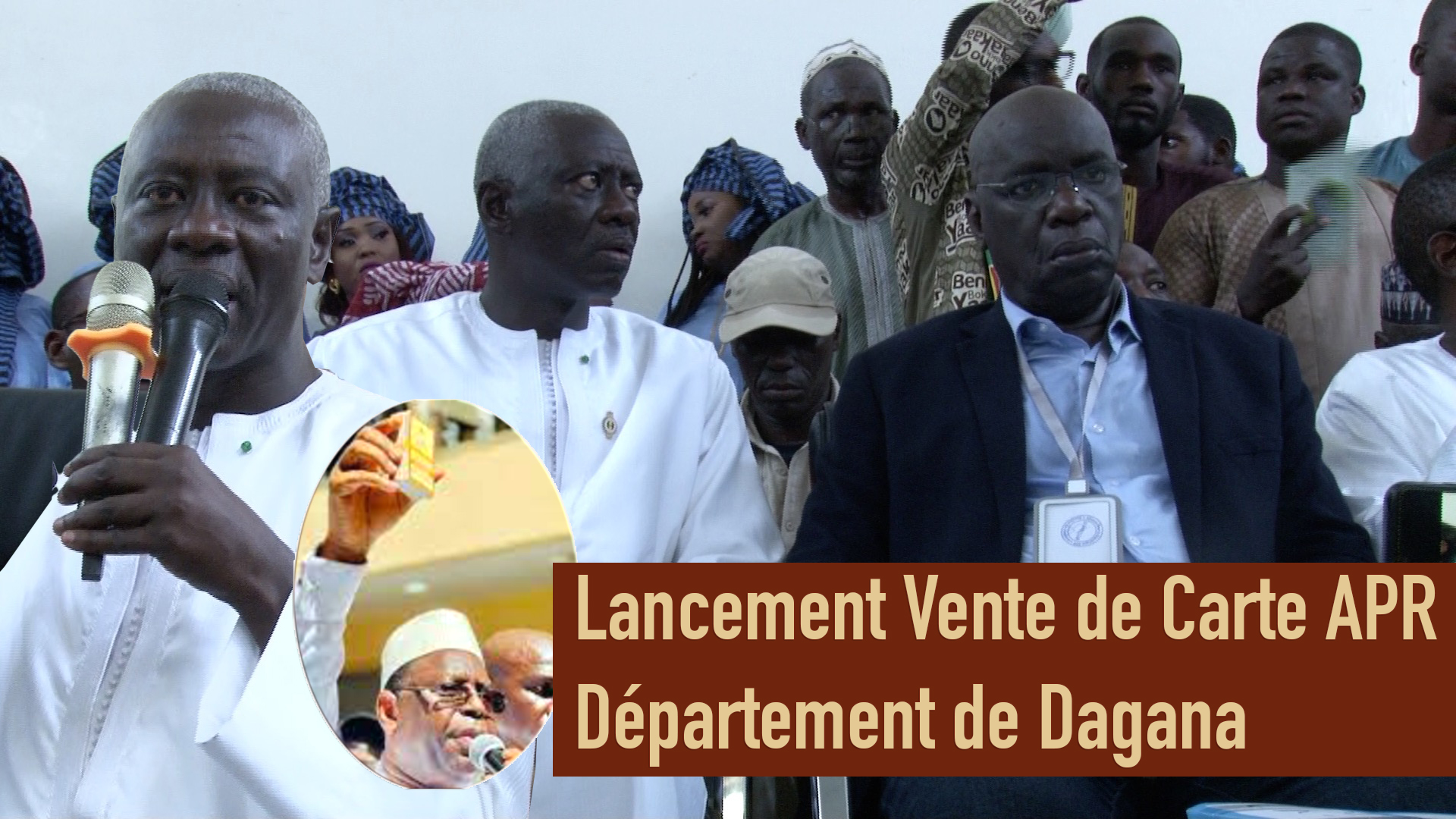 Richard Toll : Vente des  cartes ,Les responsables de l’APR du département de Dagana unissent leurs forces