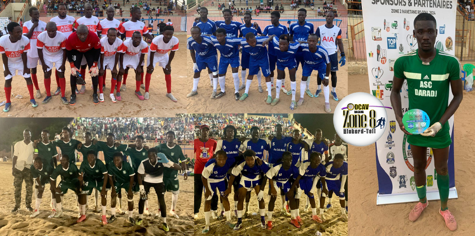 Navétane Zone 8 à Richard-Toll : Daradji s’impose, Kaad Gui écrase Demb, derby intense entre Gallo Malick et Espérance