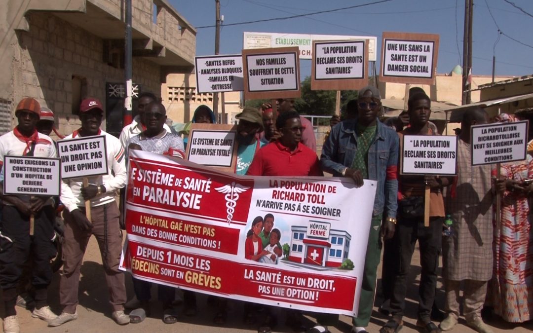Richard-Toll : un collectif alerte sur la crise de l’hôpital et réclame des mesures urgentes